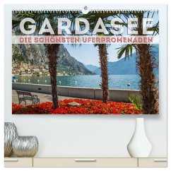 GARDASEE Die schönsten Uferpromenaden (hochwertiger Premium Wandkalender 2026 DIN A2 quer), Kunstdruck in Hochglanz
