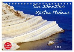 Die schönsten Küsten Italiens (Tischkalender 2026 DIN A5 quer), CALVENDO Monatskalender Die schönsten Küsten Italiens (Tischkalender 2026 DIN A5 quer), CALVENDO Monatskalender