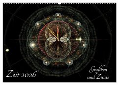 Zeit 2026 - Grafiken und Zitate (Wandkalender 2026 DIN A2 quer), CALVENDO Monatskalender Zeit 2026 - Grafiken und Zitate (Wandkalender 2026 DIN A2 quer), CALVENDO Monatskalender