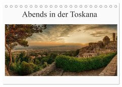 Cover Abends in der Toskana (Tischkalender 2026 DIN A5 quer), CALVENDO Monatskalender