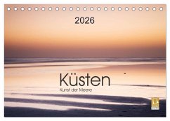 Küsten - Kunst der Meere (Tischkalender 2026 DIN A5 quer), CALVENDO Monatskalender Cover Küsten - Kunst der Meere (Tischkalender 2026 DIN A5 quer), CALVENDO Monatskalender