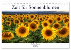 Cover Zeit für Sonnenblumen (Tischkalender 2026 DIN A5 quer), CALVENDO Monatskalender