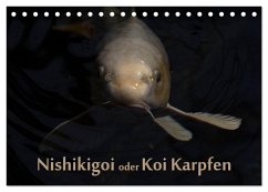 Nishikigoi oder Koi Karpfen (Tischkalender 2026 DIN A5 quer), CALVENDO Monatskalender Cover Nishikigoi oder Koi Karpfen (Tischkalender 2026 DIN A5 quer), CALVENDO Monatskalender