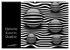 Optische Kunst im Quadrat (Wandkalender 2026 DIN A2 quer), CALVENDO Monatskalender Optische Kunst im Quadrat (Wandkalender 2026 DIN A2 quer), CALVENDO Monatskalender