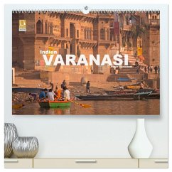 Cover Indien - Varanasi (hochwertiger Premium Wandkalender 2026 DIN A2 quer), Kunstdruck in Hochglanz