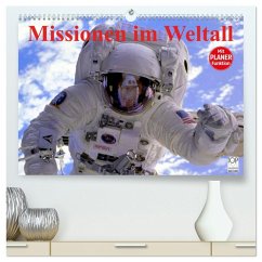 Missionen im Weltall (hochwertiger Premium Wandkalender 2026 DIN A2 quer), Kunstdruck in Hochglanz