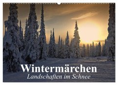 Wintermärchen Landschaften im Schnee (Wandkalender 2026 DIN A2 quer), CALVENDO Monatskalender