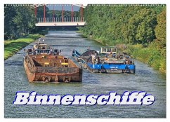 Binnenschiffe (Wandkalender 2026 DIN A2 quer), CALVENDO Monatskalender