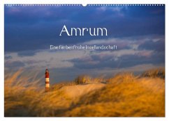 Amrum - Eine farbenfrohe Insellandschaft (Wandkalender 2026 DIN A2 quer), CALVENDO Monatskalender Amrum - Eine farbenfrohe Insellandschaft (Wandkalender 2026 DIN A2 quer), CALVENDO Monatskalender