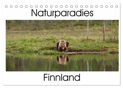 Naturparadies Finnland (Tischkalender 2026 DIN A5 quer), CALVENDO Monatskalender