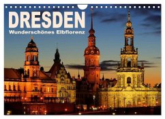 Dresden - Wunderschönes Elbflorenz (Wandkalender 2026 DIN A4 quer), CALVENDO Monatskalender Cover Dresden - Wunderschönes Elbflorenz (Wandkalender 2026 DIN A4 quer), CALVENDO Monatskalender