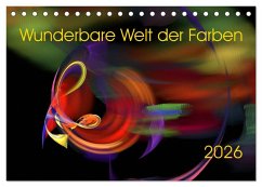 Wunderbare Welt der Farben 2026 (Tischkalender 2026 DIN A5 quer), CALVENDO Monatskalender Cover Wunderbare Welt der Farben 2026 (Tischkalender 2026 DIN A5 quer), CALVENDO Monatskalender