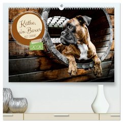 Cover Käthe - ein Boxer mit Charme (hochwertiger Premium Wandkalender 2026 DIN A2 quer), Kunstdruck in Hochglanz