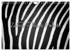 Emotionale Momente: Zebras - black & white. (Wandkalender 2026 DIN A4 quer), CALVENDO Monatskalender Emotionale Momente: Zebras - black & white. (Wandkalender 2026 DIN A4 quer), CALVENDO Monatskalender