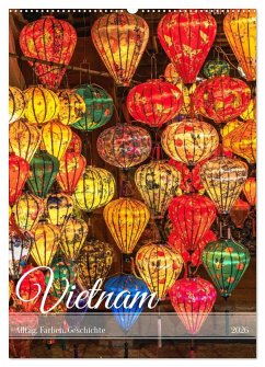 Cover Vietnam Alltag, Farben, Geschichte (Wandkalender 2026 DIN A2 hoch), CALVENDO Monatskalender