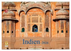 Cover Indien 2026 Tempel, Tiger und Paläste (Wandkalender 2026 DIN A2 quer), CALVENDO Monatskalender