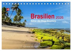 Cover Brasilien 2026 Bahia - die Wiege Brasiliens (Tischkalender 2026 DIN A5 quer), CALVENDO Monatskalender
