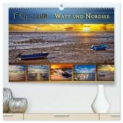 Friesland - Watt und Nordsee (hochwertiger Premium Wandkalender 2026 DIN A2 quer), Kunstdruck in Hochglanz