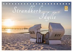 Strandkorb Idylle (Tischkalender 2026 DIN A5 quer), CALVENDO Monatskalender Strandkorb Idylle (Tischkalender 2026 DIN A5 quer), CALVENDO Monatskalender