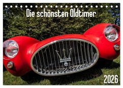 Cover Die schönsten Oldtimer 2026 (Tischkalender 2026 DIN A5 quer), CALVENDO Monatskalender