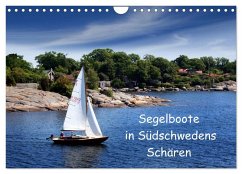 Cover Segelboote in Südschwedens Schären (Wandkalender 2026 DIN A4 quer), CALVENDO Monatskalender