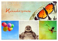 Kalendersprüche (Tischkalender 2026 DIN A5 quer), CALVENDO Monatskalender