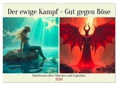 Der ewige Kampf - Gut gegen Böse (Wandkalender 2026 DIN A2 quer), CALVENDO Monatskalender Cover Der ewige Kampf - Gut gegen Böse (Wandkalender 2026 DIN A2 quer), CALVENDO Monatskalender