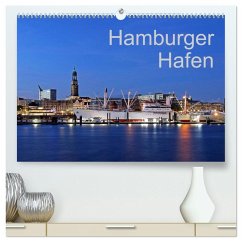 Hamburger Hafen (hochwertiger Premium Wandkalender 2026 DIN A2 quer), Kunstdruck in Hochglanz