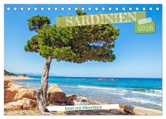 Cover Sardinien Insel mit Meerblick (Tischkalender 2026 DIN A5 quer), CALVENDO Monatskalender