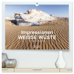 Impressionen - Weiße Wüste (hochwertiger Premium Wandkalender 2026 DIN A2 quer), Kunstdruck in Hochglanz