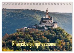Rheinsteig Impressionen III (Tischkalender 2026 DIN A5 quer), CALVENDO Monatskalender