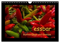 Cover essbar - Buntes Obst und Gemüse (Wandkalender 2026 DIN A4 quer), CALVENDO Monatskalender