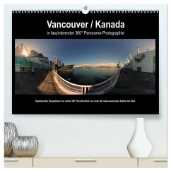 Cover Vancouver / Kanada in faszinierender 360° Panorama-Photographie (hochwertiger Premium Wandkalender 2026 DIN A2 quer), Kunstdruck in Hochglanz
