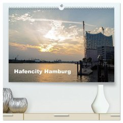 Hafencity Hamburg - die Perspektive (hochwertiger Premium Wandkalender 2026 DIN A2 quer), Kunstdruck in Hochglanz
