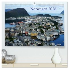Norwegen 2026 (hochwertiger Premium Wandkalender 2026 DIN A2 quer), Kunstdruck in Hochglanz