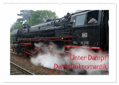 Cover Unter Dampf - Dampflokromantik (Wandkalender 2026 DIN A2 quer), CALVENDO Monatskalender