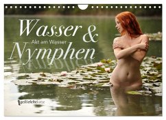 Wasser und Nymphen - Akt am Wasser (Wandkalender 2026 DIN A4 quer), CALVENDO Monatskalender Wasser und Nymphen - Akt am Wasser (Wandkalender 2026 DIN A4 quer), CALVENDO Monatskalender