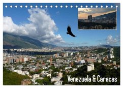 Cover Venezuela & Caracas (Tischkalender 2026 DIN A5 quer), CALVENDO Monatskalender
