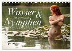 Wasser und Nymphen - Akt am Wasser (Wandkalender 2026 DIN A3 quer), CALVENDO Monatskalender Wasser und Nymphen - Akt am Wasser (Wandkalender 2026 DIN A3 quer), CALVENDO Monatskalender