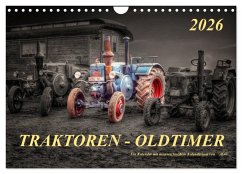 Cover Traktoren - Oldtimer (Wandkalender 2026 DIN A4 quer), CALVENDO Monatskalender