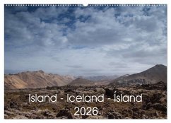 Island - Iceland - Ísland (Wandkalender 2026 DIN A2 quer), CALVENDO Monatskalender