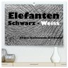 Elefanten Schwarz - Weiss (hochwertiger... - Bild 1