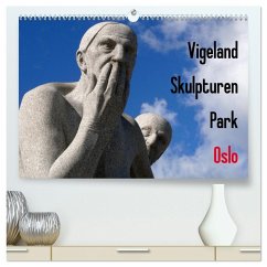 Cover Vigeland Skulpturen Park Oslo (hochwertiger Premium Wandkalender 2026 DIN A2 quer), Kunstdruck in Hochglanz