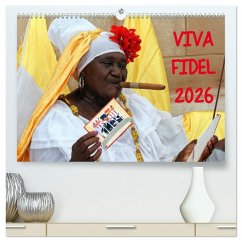 Cover VIVA FIDEL 2026 (hochwertiger Premium Wandkalender 2026 DIN A2 quer), Kunstdruck in Hochglanz