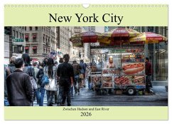 New York City - Zwischen Hudson und East River (Wandkalender 2026 DIN A3 quer), CALVENDO Monatskalender
