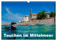 Cover Tauchen im Mittelmeer (Wandkalender 2026 DIN A3 quer), CALVENDO Monatskalender