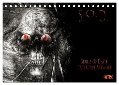 S.O.D. - Skulls Of Death Vol. II - Totenkopf Artworks (Tischkalender 2026 DIN A5 quer), CALVENDO Monatskalender Cover S.O.D. - Skulls Of Death Vol. II - Totenkopf Artworks (Tischkalender 2026 DIN A5 quer), CALVENDO Monatskalender