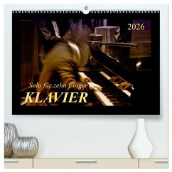 Cover Klavier - Solo für zehn Finger (hochwertiger Premium Wandkalender 2026 DIN A2 quer), Kunstdruck in Hochglanz