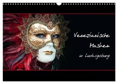 Venezianische Masken in Ludwigsburg (Wandkalender 2026 DIN A3 quer), CALVENDO Monatskalender