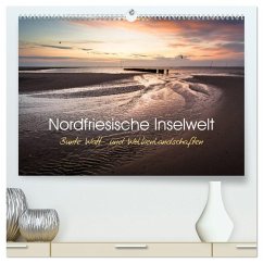 Cover Nordfriesische Inselwelt - Bunte Watt- und Wolkenlandschaften (hochwertiger Premium Wandkalender 2026 DIN A2 quer), Kunstdruck in Hochglanz